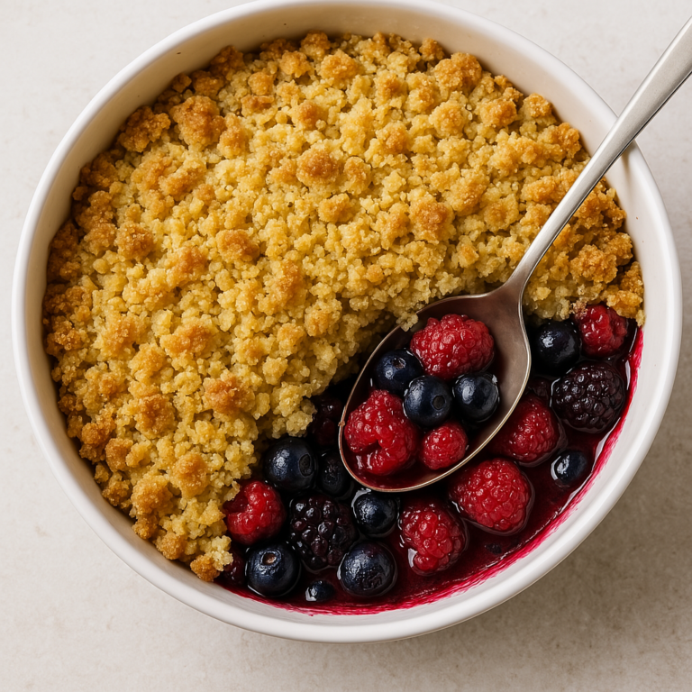 Mixed Berry Crumble